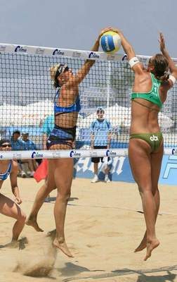 Plaj voleybolu'nun güzelleri
