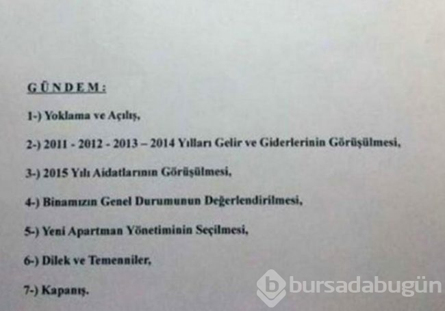 Apartman yöneticilerin ilginç ilanları