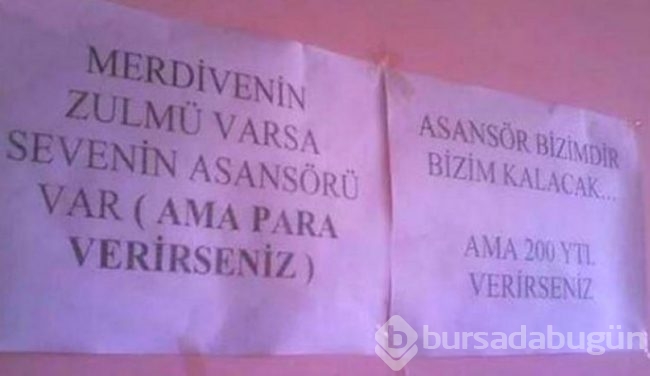 Apartman yöneticilerin ilginç ilanları