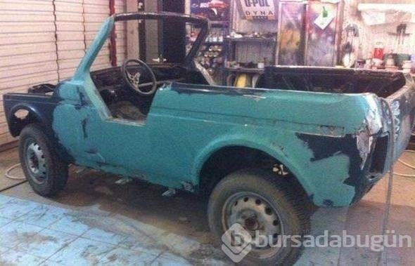 1000 liraya aldığı otomobili öyle bir hale getirdi ki