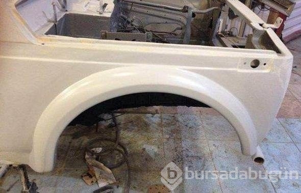 1000 liraya aldığı otomobili öyle bir hale getirdi ki