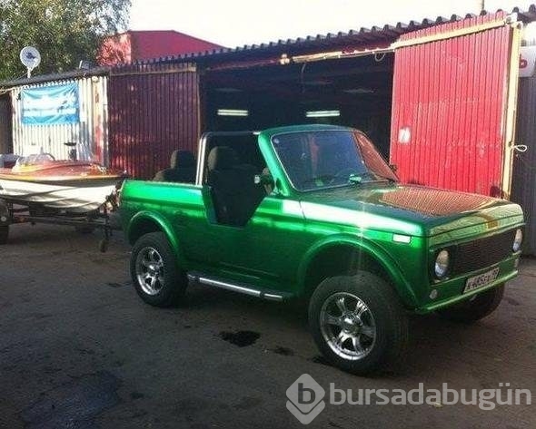1000 liraya aldığı otomobili öyle bir hale getirdi ki