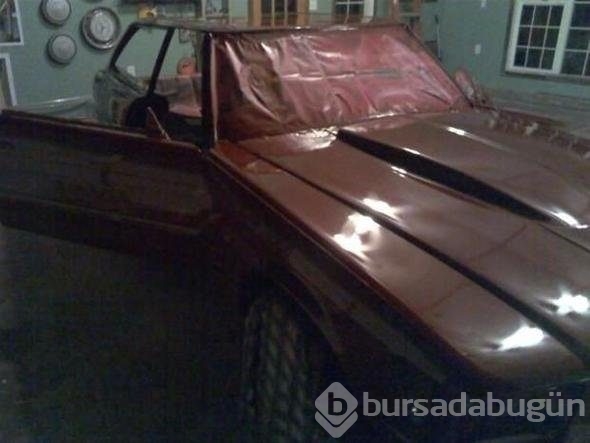 1000 liraya aldığı otomobili öyle bir hale getirdi ki
