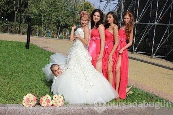 En ilginç düğün fotoğrafları