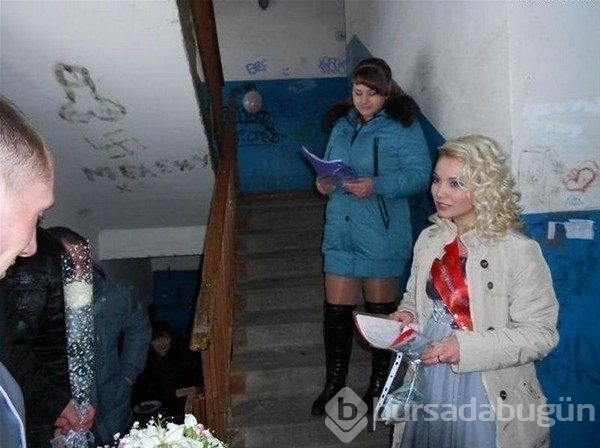 En ilginç düğün fotoğrafları