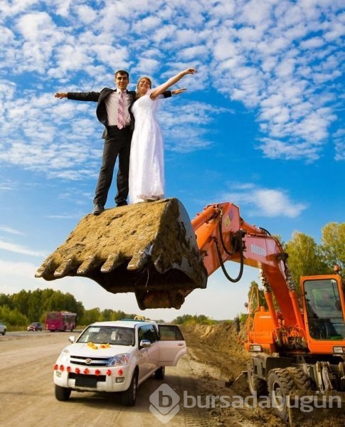 En ilginç düğün fotoğrafları