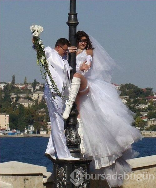 En ilginç düğün fotoğrafları