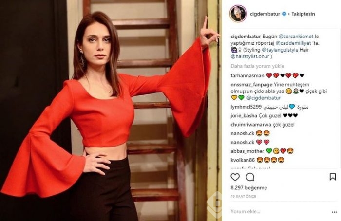 Ünlülerin Instagram paylaşımları (04.04.2018)