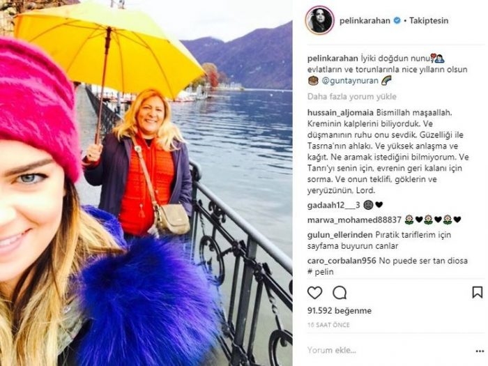 Ünlülerin Instagram paylaşımları (04.04.2018)