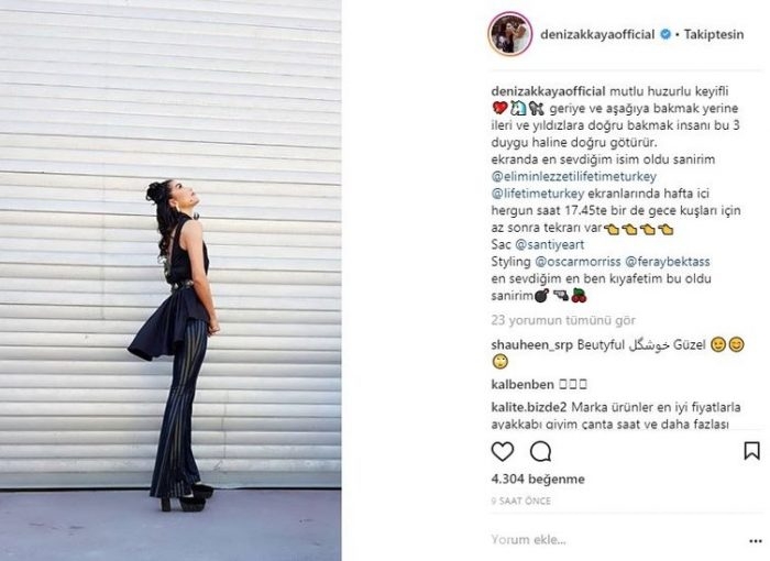 Ünlülerin Instagram paylaşımları (04.04.2018)