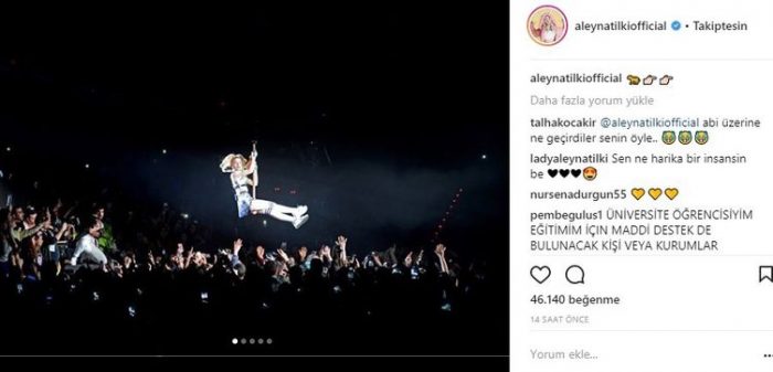Ünlülerin Instagram paylaşımları (04.04.2018)