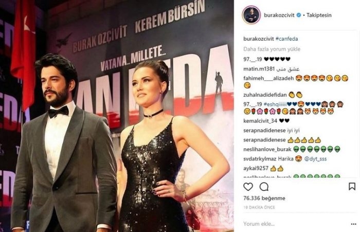 Ünlülerin Instagram paylaşımları (04.04.2018)