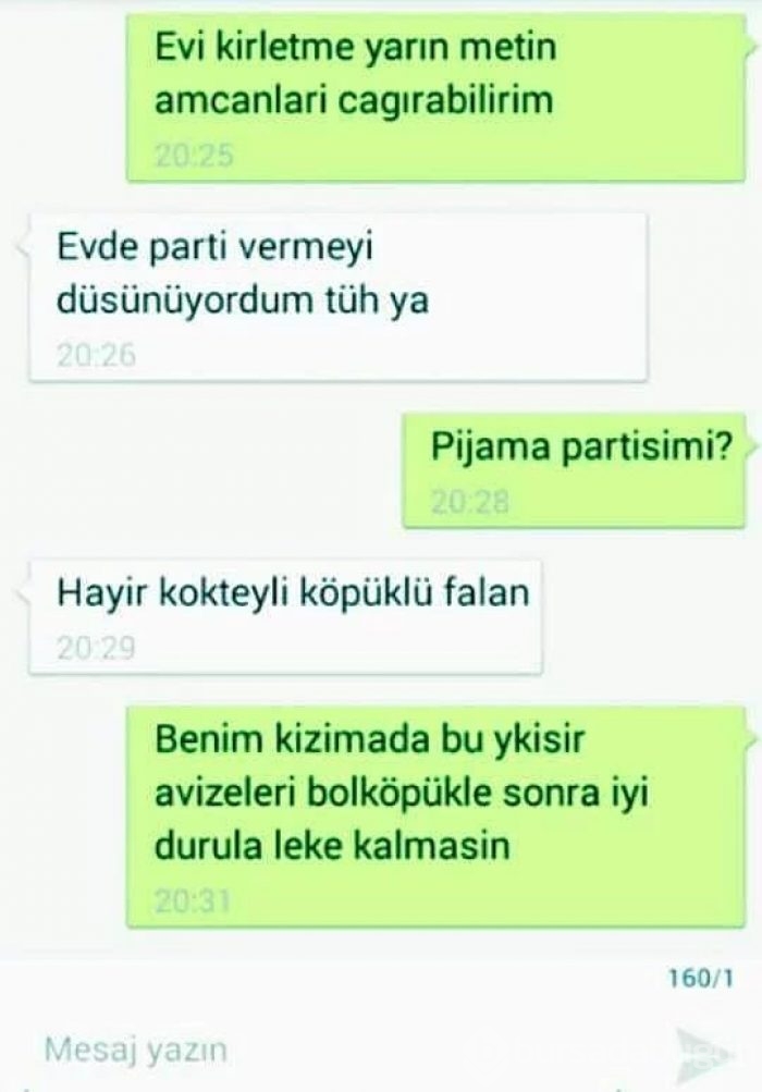 Bu mesajlar güldürüyor!
