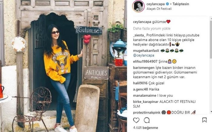 Ünlülerin Instagram paylaşımları (09.04.2018) 
