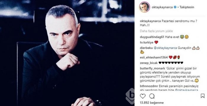 Ünlülerin Instagram paylaşımları (09.04.2018) 
