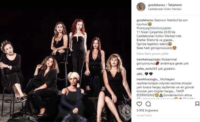 Ünlülerin Instagram paylaşımları (09.04.2018) 

