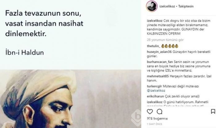 Ünlülerin Instagram paylaşımları (09.04.2018) 
