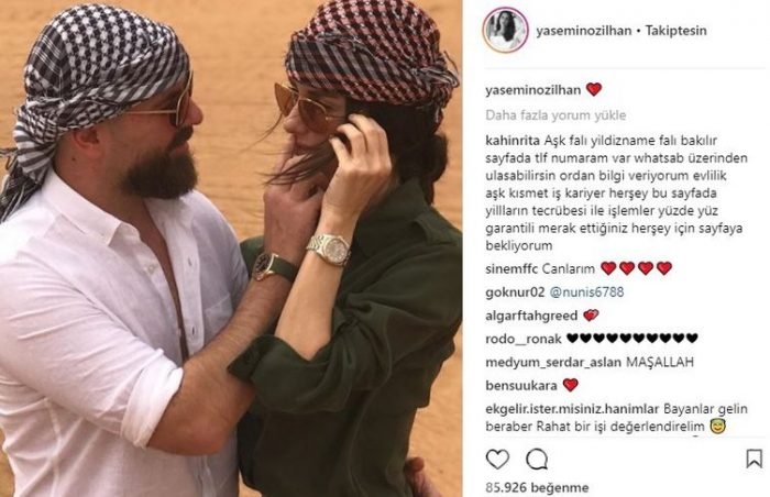 Ünlülerin Instagram paylaşımları (09.04.2018) 
