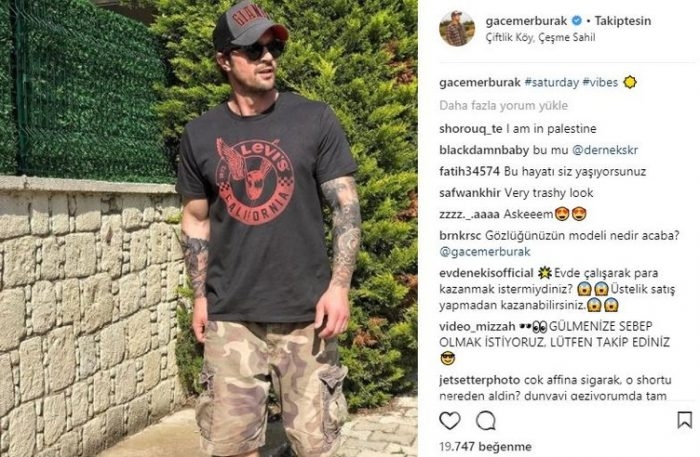 Ünlülerin Instagram paylaşımları (09.04.2018) 
