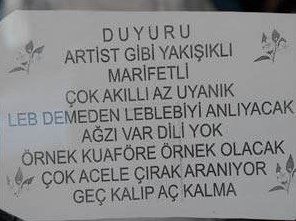 Komik ilanlar
