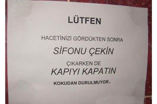Esnaflardan güldüren tabelalar