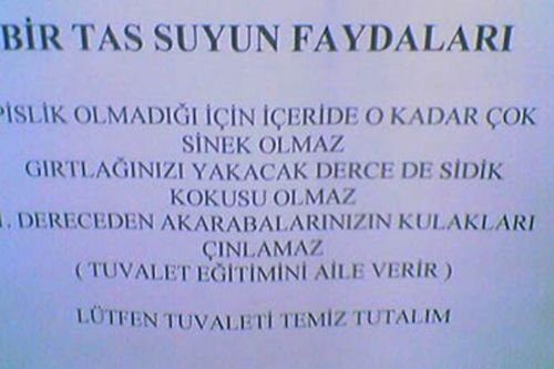Esnaflardan güldüren tabelalar