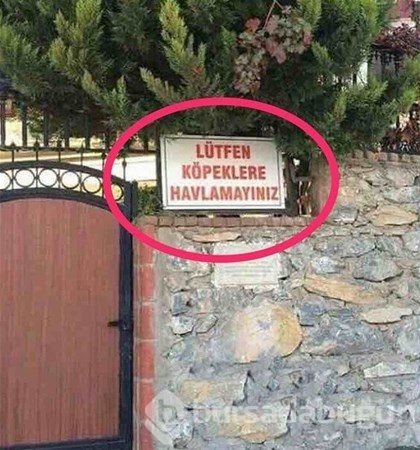 Esnaflardan güldüren tabelalar