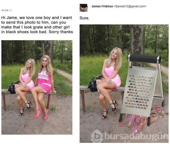 Fotoşop kurbanı oldular