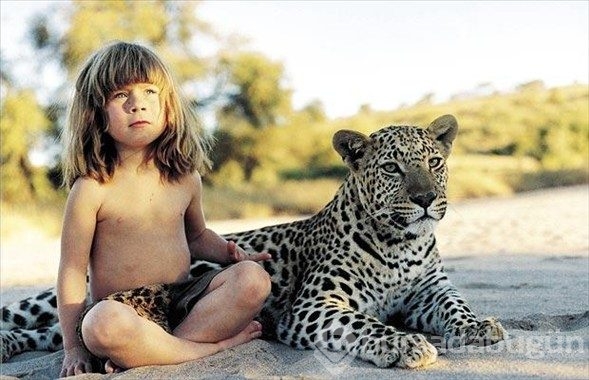Kardeşi fil, en yakın arkadaşı leopar