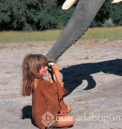 Kardeşi fil, en yakın arkadaşı leopar