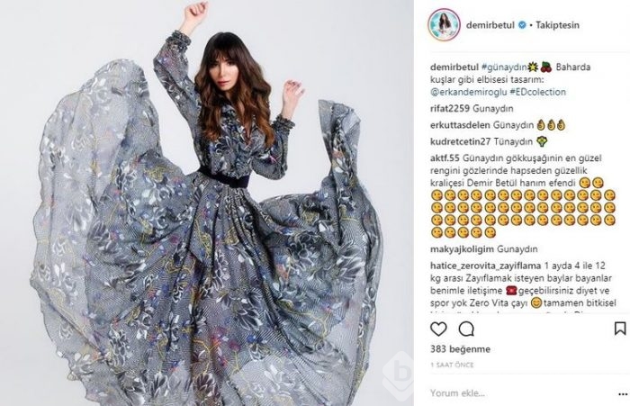 Ünlülerin Instagram paylaşımları (10.04.2018)