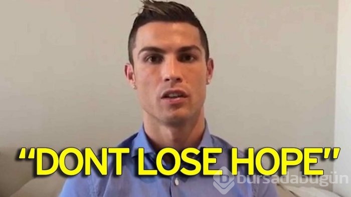Her zaman Suriyeli çocukların yanında: Cristiano Ronaldo