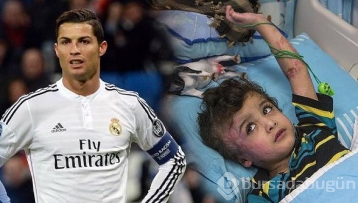 Her zaman Suriyeli çocukların yanında: Cristiano Ronaldo