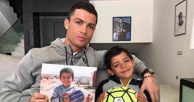 Her zaman Suriyeli çocukların yanında: Cristiano Ronaldo