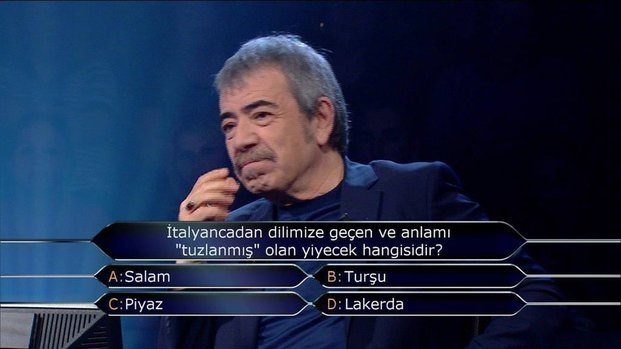 'Kim milyoner olmak ister'de değeri en az 15 bin TL olan sorular

