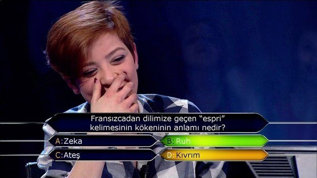 'Kim milyoner olmak ister'de değeri en az 15 bin TL olan sorular
