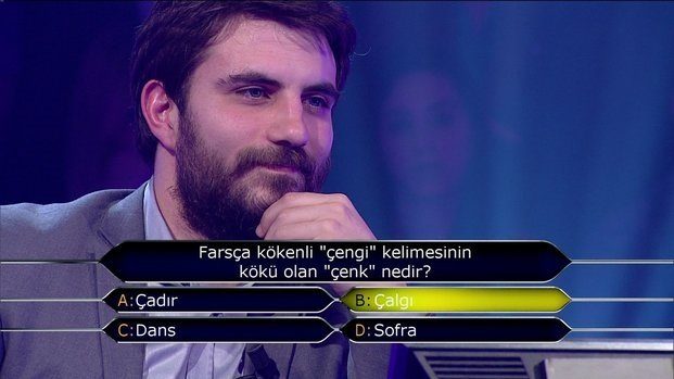 'Kim milyoner olmak ister'de değeri en az 15 bin TL olan sorular

