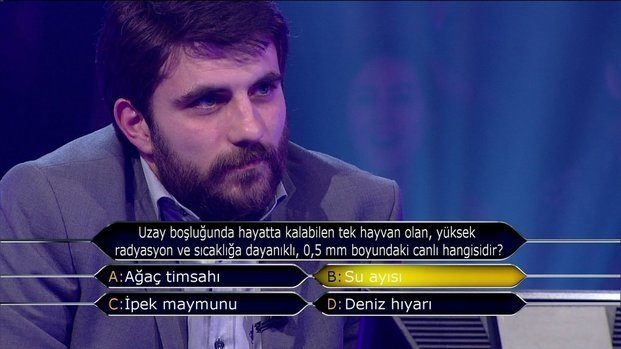 'Kim milyoner olmak ister'de değeri en az 15 bin TL olan sorular
