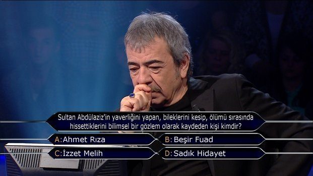 'Kim milyoner olmak ister'de değeri en az 15 bin TL olan sorular
