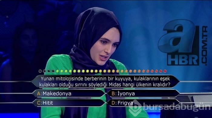 'Kim milyoner olmak ister'de değeri en az 15 bin TL olan sorular

