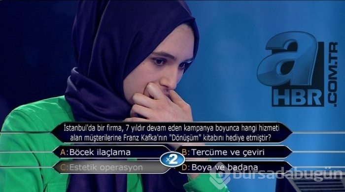 'Kim milyoner olmak ister'de değeri en az 15 bin TL olan sorular

