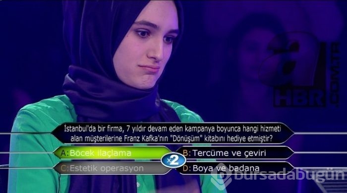'Kim milyoner olmak ister'de değeri en az 15 bin TL olan sorular
