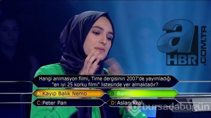 'Kim milyoner olmak ister'de değeri en az 15 bin TL olan sorular

