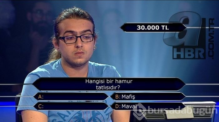 'Kim milyoner olmak ister'de değeri en az 15 bin TL olan sorular
