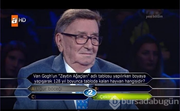 'Kim milyoner olmak ister'de değeri en az 15 bin TL olan sorular
