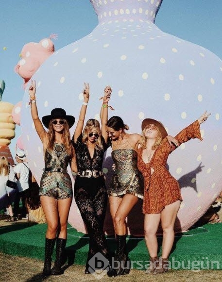 Festival modası! Dünyaca ünlü Coachella Festivali'nden ilham alın!
