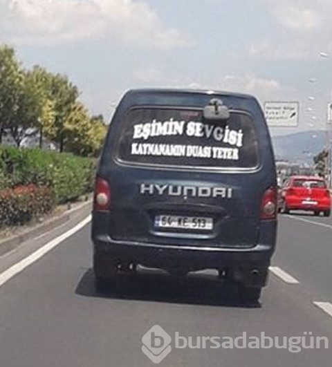 En komik araç yazıları