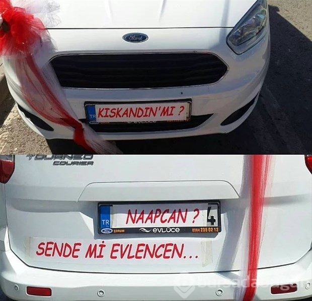 En komik araç yazıları
