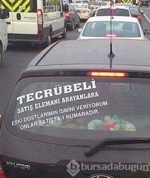 En komik araç yazıları