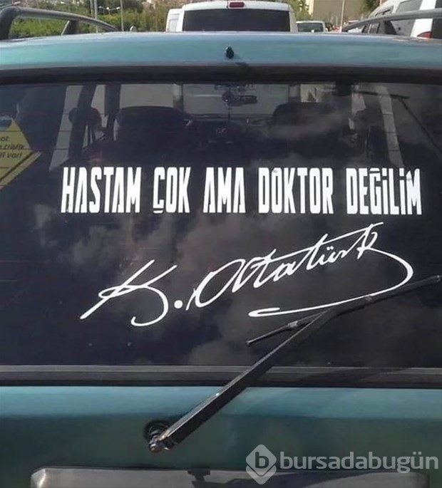 En komik araç yazıları